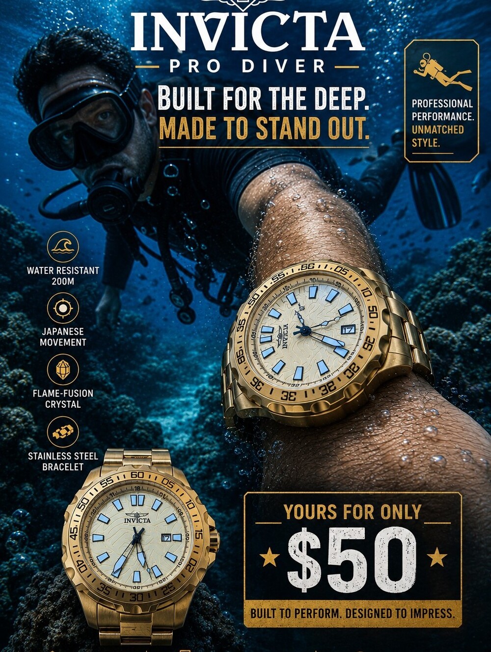 Invicta Pro Diver